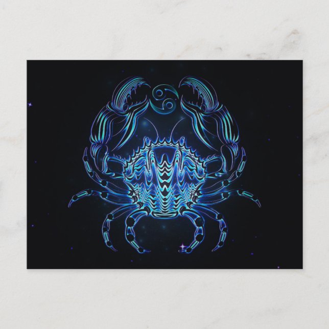 Krebs Postkarte (Vorderseite)