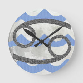 Krebs Runde Wanduhr