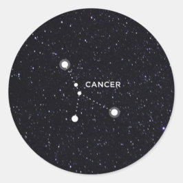 Krebs Runder Aufkleber