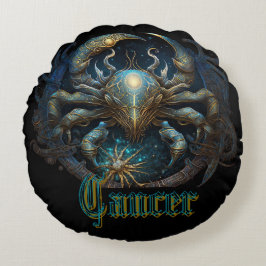 Krebs Rundes Kissen