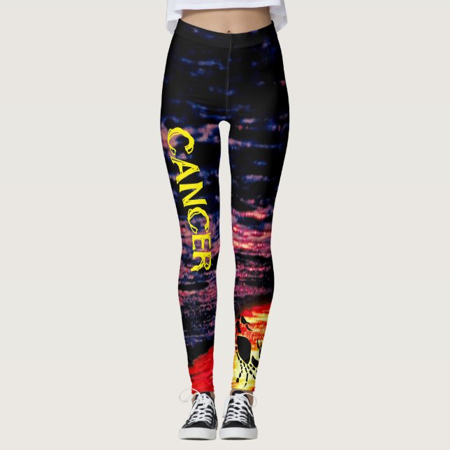 Krebs-Running/Workout/Hangout-Leggings Leggings (Vorderseite)