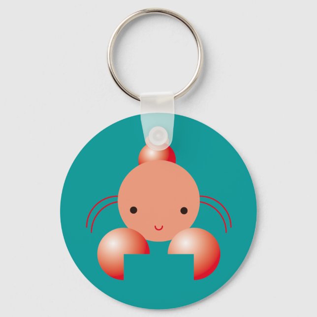 Krebs Schlüsselanhänger (Vorderseite)