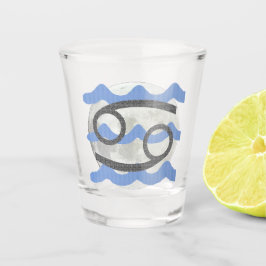 Krebs Schnapsglas