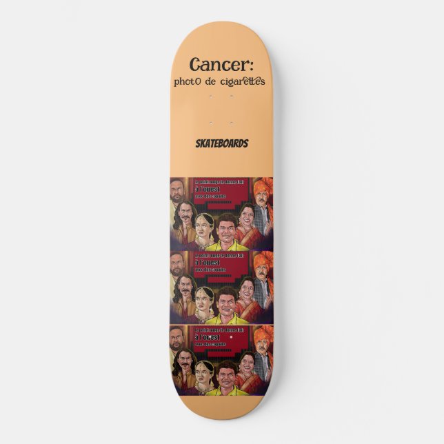 Krebs Skateboard (Vorderseite)