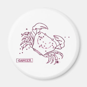 Krebs-Stern-Zeichen Magnet