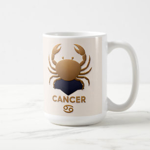 Krebs-Sternzeichen-Dekor Astrologie-Geschenk Kaffeetasse