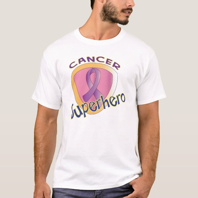 Krebs-Superheld T-Shirt (Vorderseite)