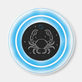 Krebs-Symbol – Minimales Astrologie-Emblem Magnet