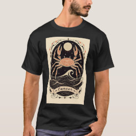 Krebs - T - Shirt Celestial Zodiac Art
