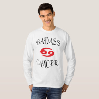 Krebs-Tierkreis cooles lustiges Badass T-Shirt