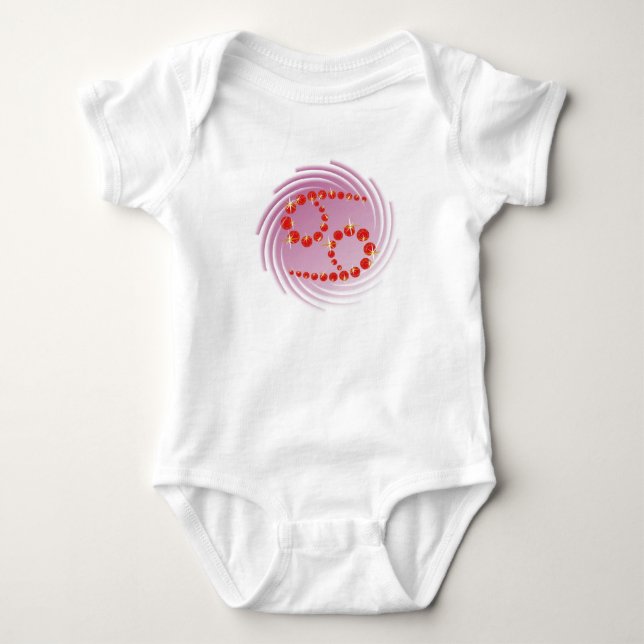 Krebs - Tierkreiszeichen - Sternbild T-Shirt Baby Strampler (Vorderseite)