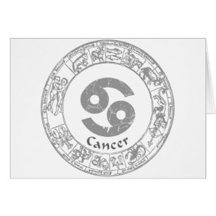 Krebs-Tierkreiszeichen Vintag