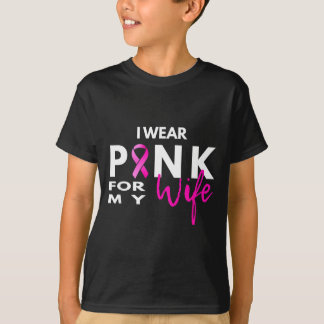 Krebs - trag Rosa für meine Frau T-Shirt