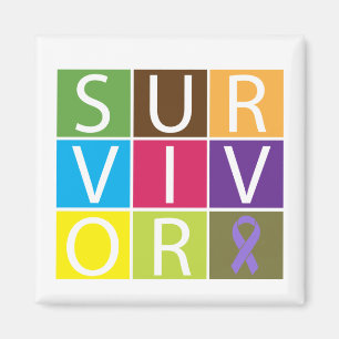 Krebs-Überlebend-Fliesen-Morbus Hodgkin Magnet