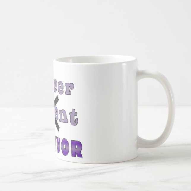 KREBS-ÜBERLEBEND-TASSE KAFFEETASSE (Rechts)