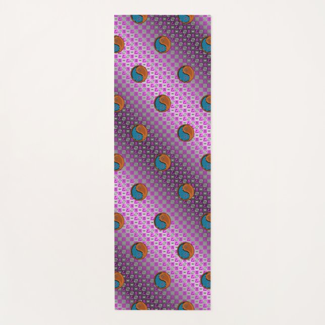 Krebs- und Holzroster Yogamatte (Vorderseite)