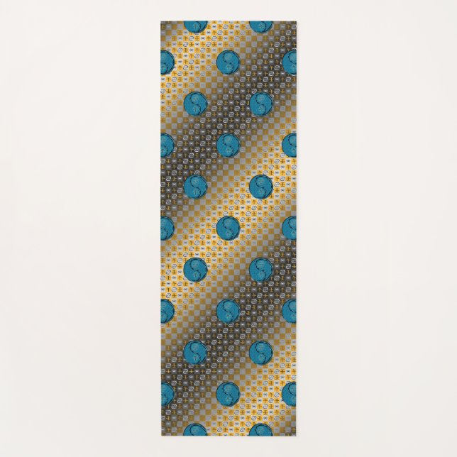 Krebs und Wasserpferd Yogamatte (Vorderseite)