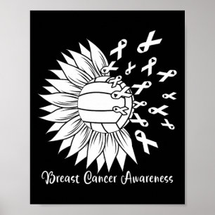 Krebs Volleyball Mama Oma Pink Ribbon Poster