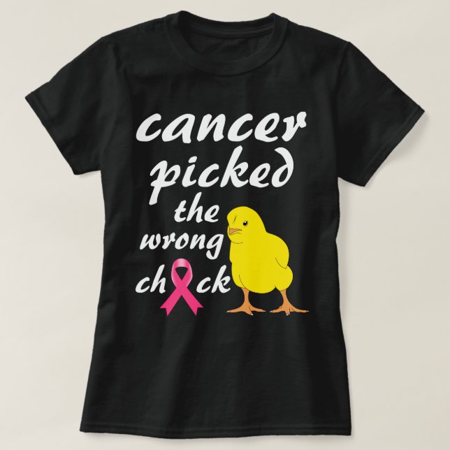 Krebs wählte das falsche Bewusstsein für Küken-Kre T-Shirt (Design vorne)