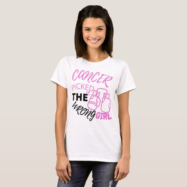 Krebs wählte das falsche Mädchen aus  T-Shirt (Vorne ganz)