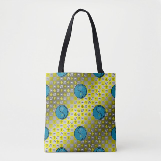 Krebs & Wasser-Affe Tasche (Vorderseite)
