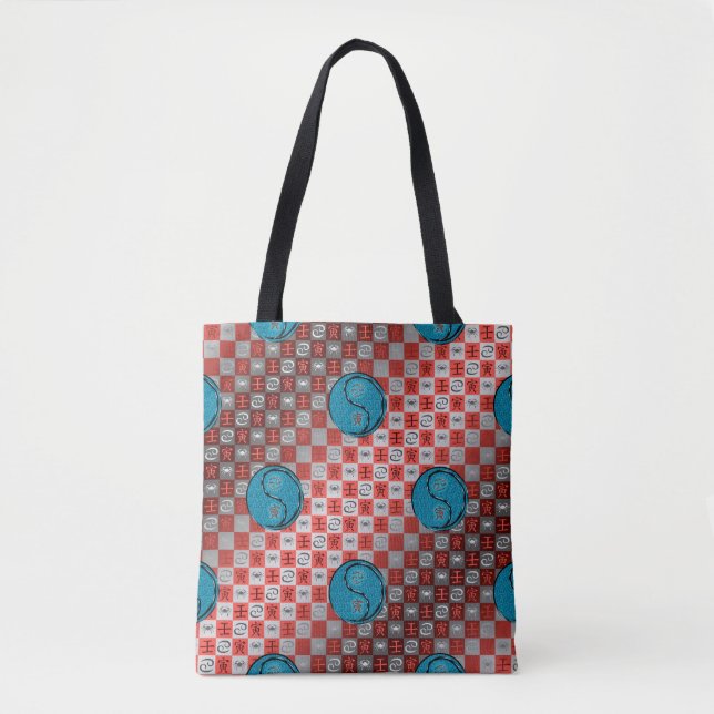 Krebs & Wasser-Tiger Tasche (Vorderseite)
