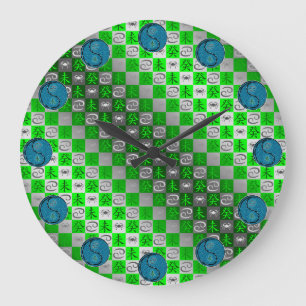 Krebs & Wasser Ziege Große Wanduhr