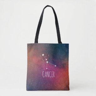 Krebs Zodiac Galaxie Tasche