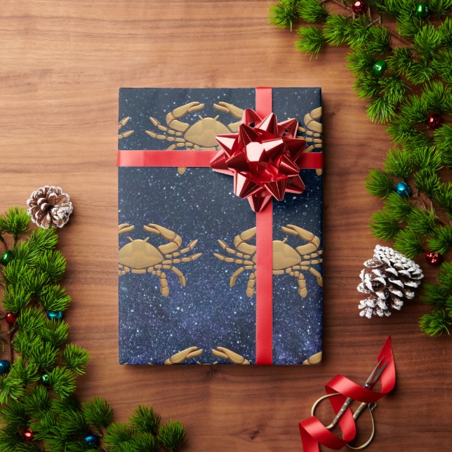 Krebs Zodiac Geschenkpapier (Feiertagsgeschenk)