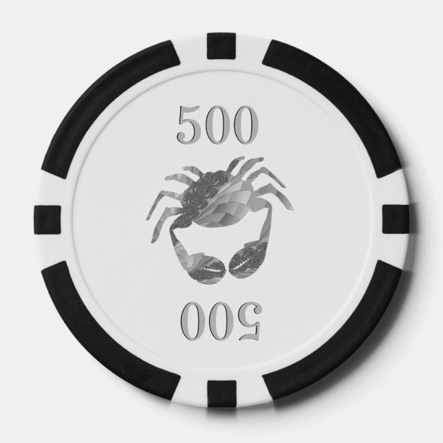 Krebs Zodiac Pokerchips (Vorderseite)