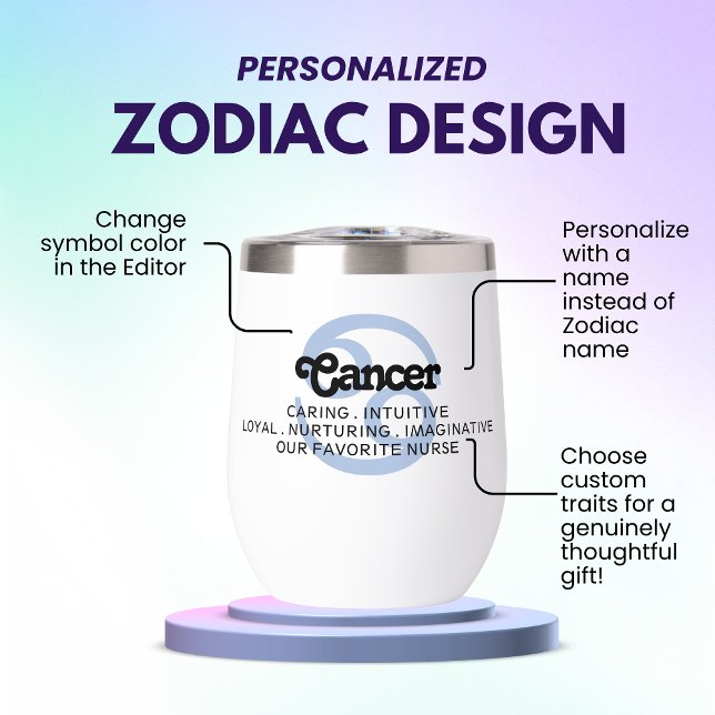 Krebs Zodiac signieren benutzerdefinierte Eigensch (Von Creator hochgeladen)