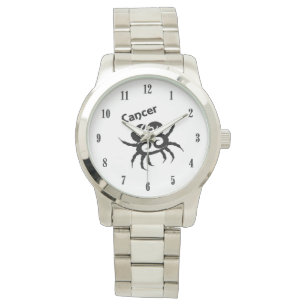 Krebs Zodiac-Symbol und Zeichen Armbanduhr