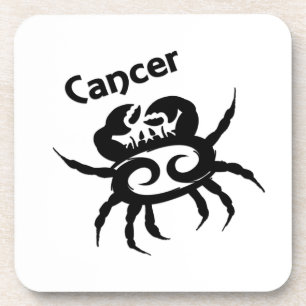 Krebs Zodiac Symbol & Zeichen Getränkeuntersetzer