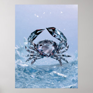 Krebs Zodiac-Zeichen Poster