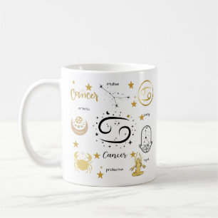 Krebs Zodiac-Zeichen-Tasse Kaffeetasse