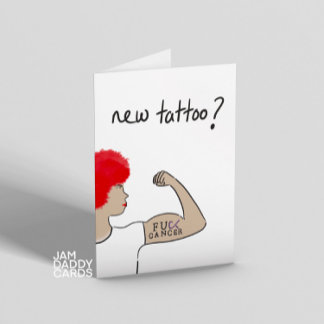 Krebsbekämpfer-Tattoo Karte