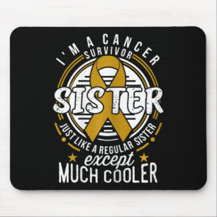 Krebsbewusstsein bei Kindern für Schwester Mousepad