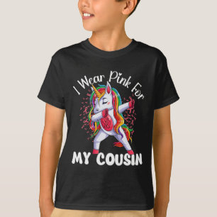 Krebsbewusstsein Einhorn Ich trage Rosa für meine T-Shirt