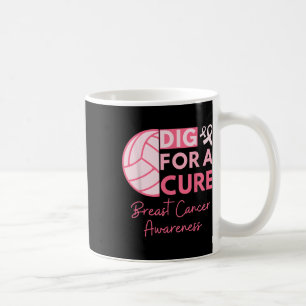 Krebsbewusstsein für eine Heilung von Volleyball P Kaffeetasse