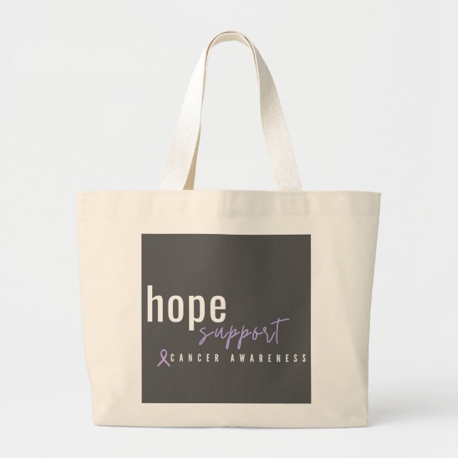 Krebsbewusstsein, Hoffnung Tasche und Taschen unte (Vorne)