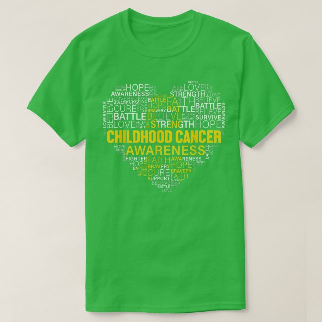 Krebsbewusstsein im Kindesalter - Hope Support Str T-Shirt (Design vorne)