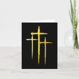 Krebsbewusstsein im Kindesalter Kreuz Christliche Karte