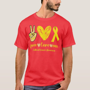 Krebsbewusstsein im Kindesalter Liebe Heilung T-Shirt