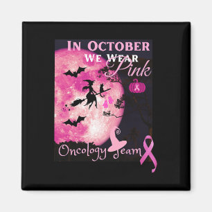 Krebsbewusstsein. Im Oktober tragen wir rosa. Hall Magnet