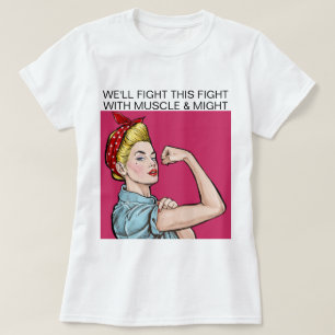 Krebsbewusstsein Muskel und Might c SRF T-Shirt