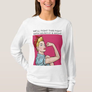 Krebsbewusstsein Muskel und Might c SRF T-Shirt