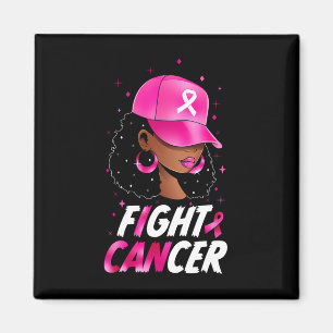 Krebsbewusstsein Schwarze Frauen Krieg rosa Unters Magnet