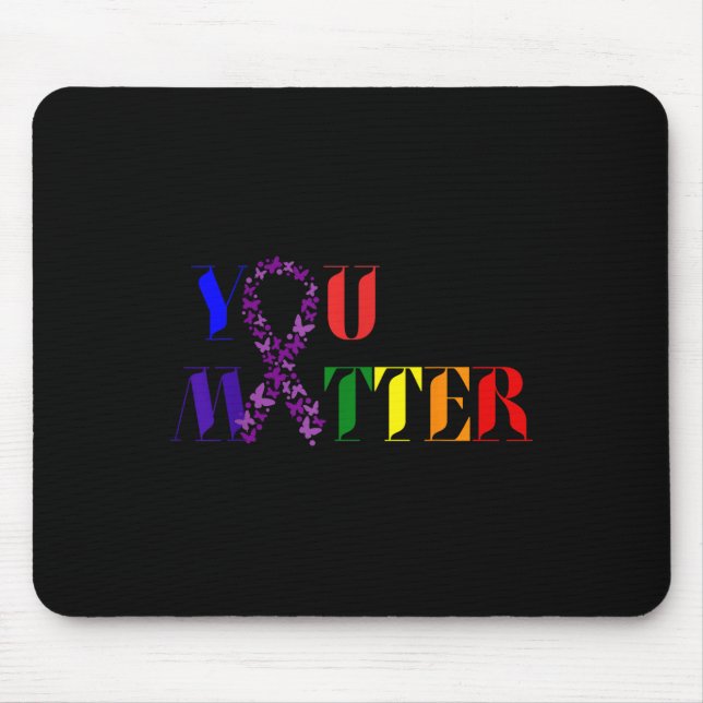 Krebsbewusstsein - Sie Mousepad (Vorne)