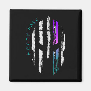 Krebsbewusstsein Spartaner Kriegerhelm Thin Line Magnet