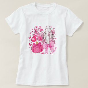 Krebsbewusstsein tragen wir rosa T-Shirt